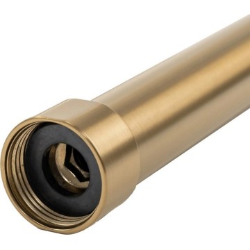 REA-K0891-Asta di prolunga per set doccia/vasca 51,5 cm, finitura oro spazzolato