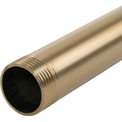 REA-K0891-Asta di prolunga per set doccia/vasca 51,5 cm, finitura oro spazzolato