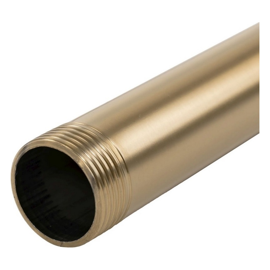 REA-K0891-Asta di prolunga per set doccia/vasca 51,5 cm, finitura oro spazzolato