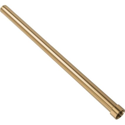 REA-K0891-Asta di prolunga per set doccia/vasca 51,5 cm, finitura oro spazzolato