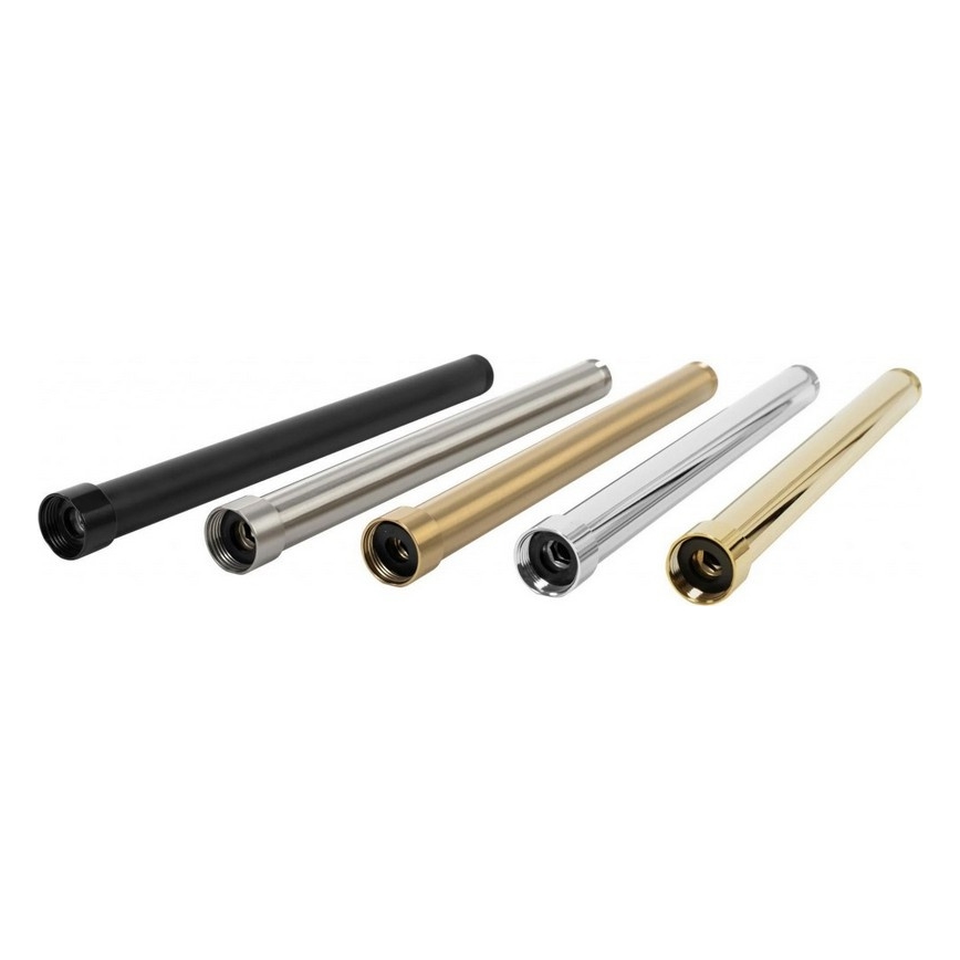 REA-K0891-Asta di prolunga per set doccia/vasca 51,5 cm, finitura oro spazzolato