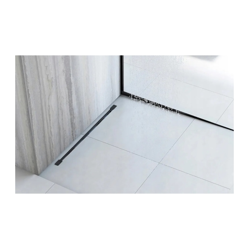 REA-K3218 - Profilo inclinato 140 cm, nero