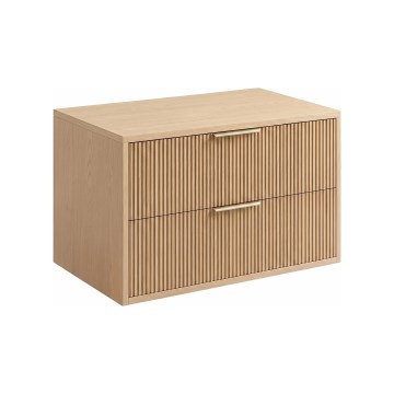 REA-M0409 - Mobile bagno sospeso per lavabo MONO 80x48,5 cm beige