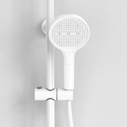 REA-P0353 - Set doccia con miscelatore FAREL, bianco opaco