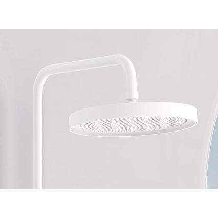 REA-P0353 - Set doccia con miscelatore FAREL, bianco opaco