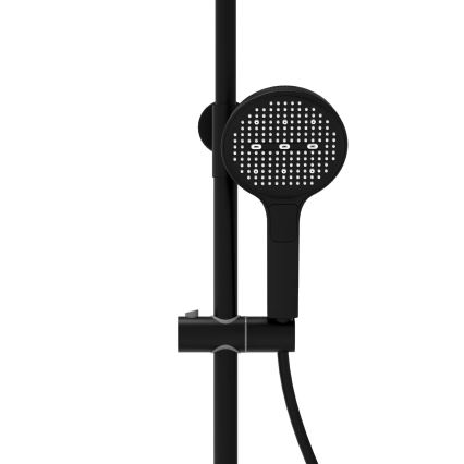 REA-P0360 - Set doccia con miscelatore CREO nero opaco