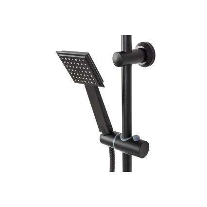 REA-P0636 - Set doccia con miscelatore BRAVO, nero opaco