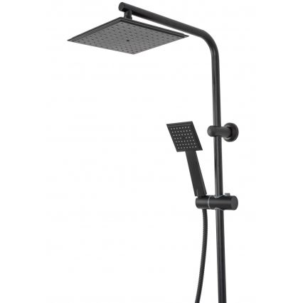 REA-P0636 - Set doccia con miscelatore BRAVO, nero opaco