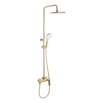 REA-P2400 - Set doccia con miscelatore AVALON oro spazzolato