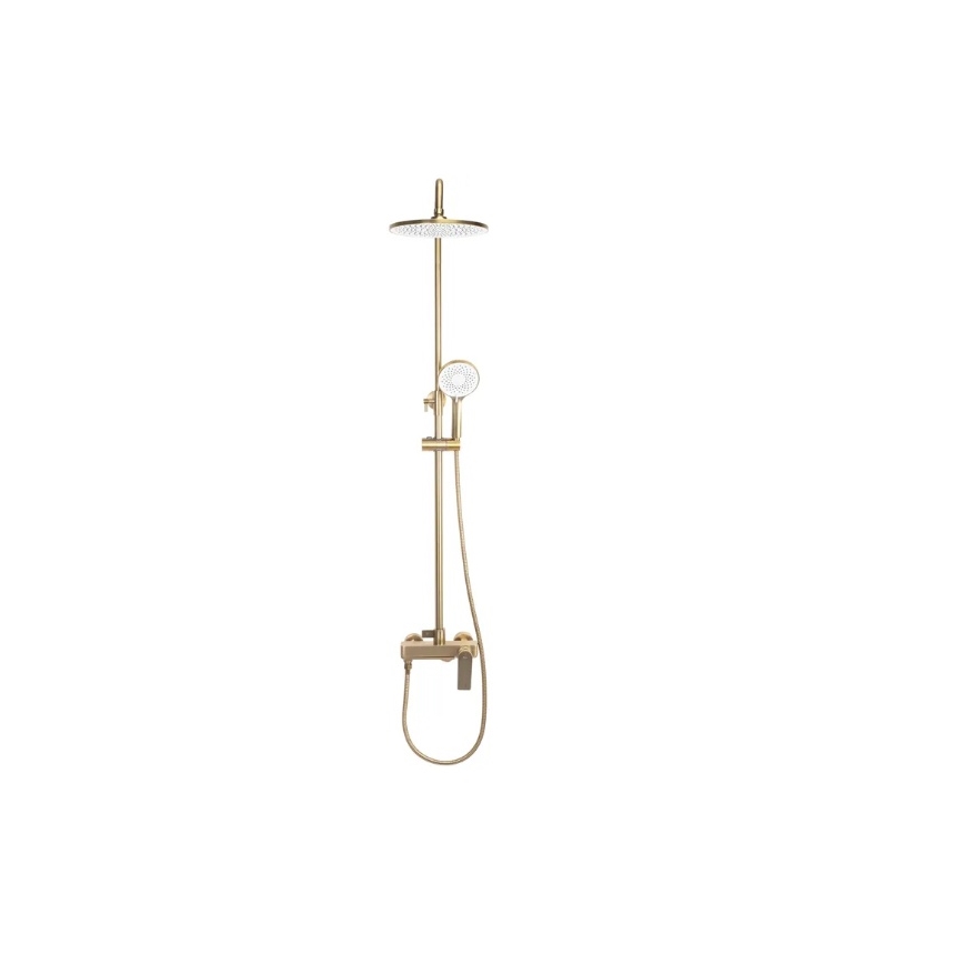 REA-P2400 - Set doccia con miscelatore AVALON oro spazzolato