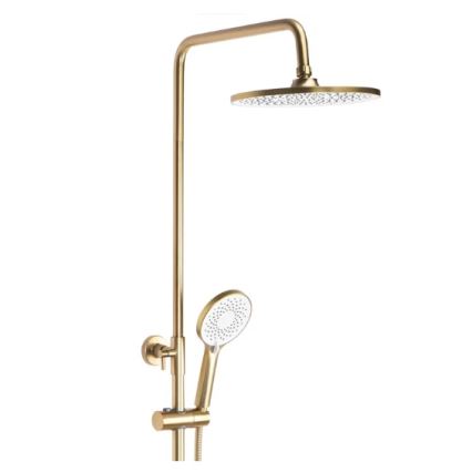 REA-P2400 - Set doccia con miscelatore AVALON oro spazzolato