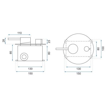 REA-P4100 - Set doccia con miscelatore da incasso LUNGO nero