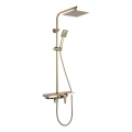 REA-P4121 - Set doccia con rubinetteria BRAVO in finitura oro spazzolato