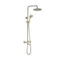 REA-P5960 - Set doccia con miscelatore termostatico LUNGO DIAMOND, finitura oro