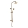 REA-P6604 - Kit doccia LUNGO con miscelatore termostatico, finitura in oro spazzolato