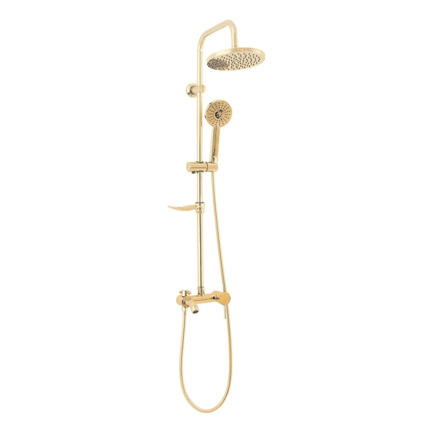 REA-P7006 - Set doccia con miscelatore LUIS oro