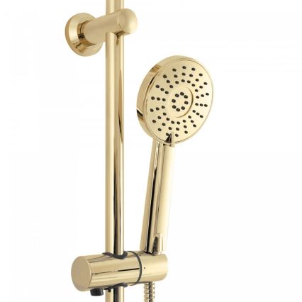 REA-P7006 - Set doccia con miscelatore LUIS oro