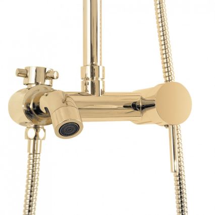 REA-P7006 - Set doccia con miscelatore LUIS oro