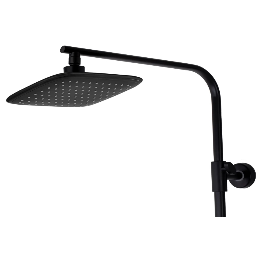 REA-P7101 - Set doccia con miscelatore termostatico TOM, nero opaco