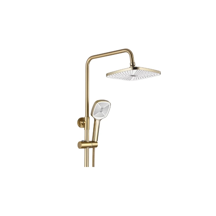 REA-P7841 - Set doccia con miscelatore ARGUS, finitura oro spazzolato