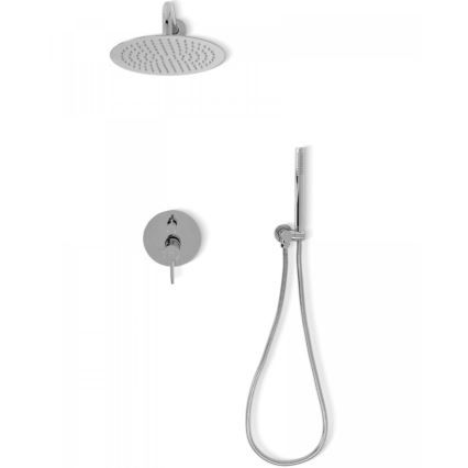 REA-P8007 - Set doccia con miscelatore da incasso LUNGO, cromato lucido