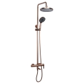 REA-P8715 - Set doccia con miscelatore ARCOS in rame spazzolato