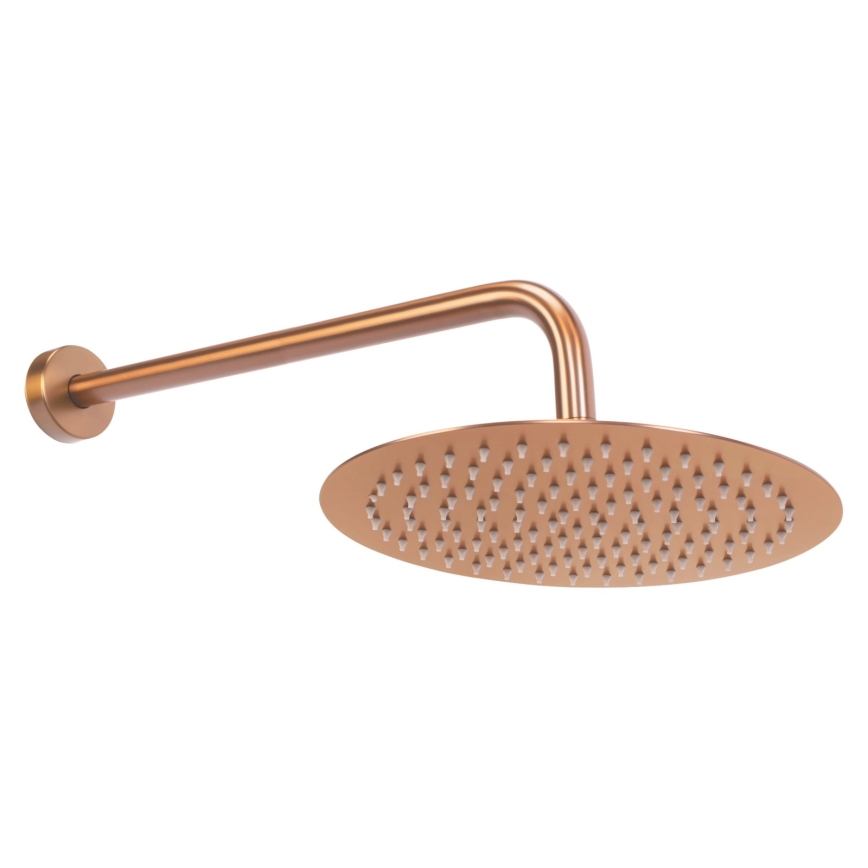 REA-P8809 - Set doccia con miscelatore da incasso LUNGO rame spazzolato