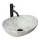 REA-U0165 - Lavabo da appoggio SOFIA 34,5x41 cm ceramica/pietra chiara