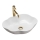 REA-U0265 - Lavabo da appoggio PEARL 38x50,5 cm ceramica/bianco lucido