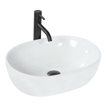 REA-U0416 - Lavabo da appoggio AMELIA 34,5x48 cm ceramica/bianco lucido