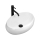REA-U0462 - Lavabo da appoggio LINDA 34x48,5 cm ceramica/bianco lucido