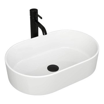REA-U0600 - Lavabo da appoggio ALMA 36x57 cm ceramica/bianco lucido