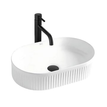 REA-U0603 - Lavabo da appoggio VANDA 31x49 cm ceramica/bianco lucido