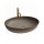 REA-U0627 - Lavabo da appoggio CAROLA 39x51,5 cm in ceramica/marrone