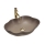 REA-U0629 - Lavabo da appoggio PEARL 38x50,5 cm ceramica/marrone