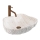 REA-U0642 - Lavabo da appoggio ISLA 37x49 cm bianco/beige/effetto pietra
