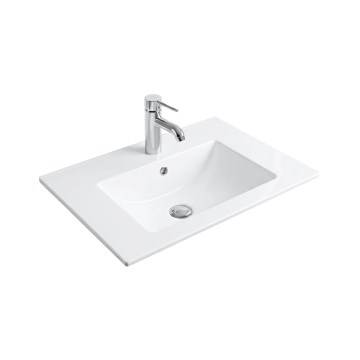 REA-U0786 - Lavabo da incasso DAFNE 47x62 cm ceramica/bianco lucido