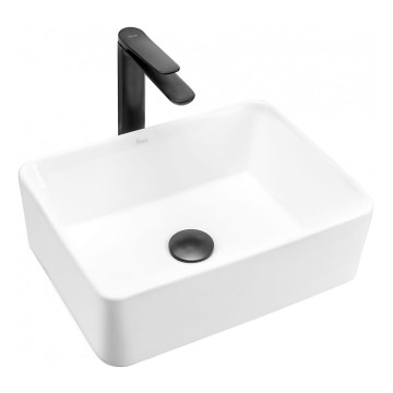 REA-U0952 - Lavabo da appoggio ANITA MINI 31x41 cm ceramica/bianco lucido