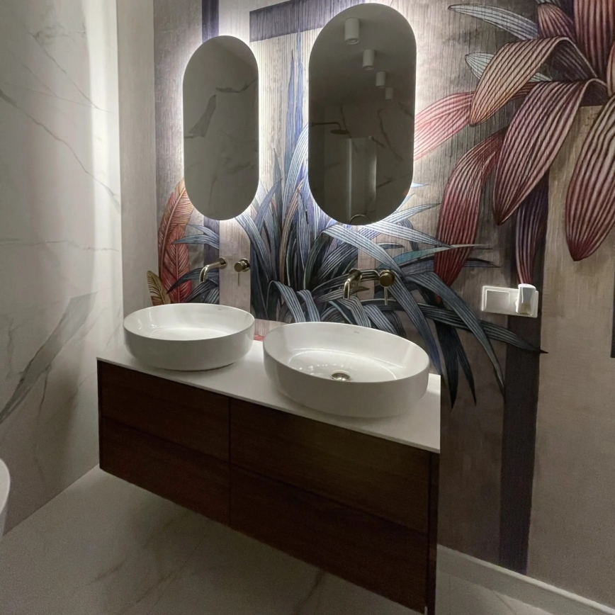 REA-U1223 - Lavabo da appoggio QUEEN 41,5x55 cm ceramica/bianco lucido