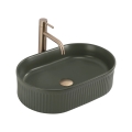 REA-U3611 - Lavabo da appoggio VANDA 31x49 cm ceramica/verde scuro