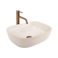 REA-U4000 - Lavabo da appoggio BELINDA 33x46,5 cm ceramica/effetto pietra