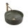 REA-U4567 - Lavabo da appoggio SAMI Ø 37 cm ceramica/verde opaco