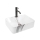 REA-U5052 - Lavabo da appoggio KELLY 38x49 cm ceramica/bianco/effetto marmo