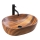 REA-U5060 - Lavabo da appoggio AMELIA 34,5x48 cm ceramica/effetto legno