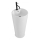 REA-U5635 - Lavabo autoportante BLANKA 85x40 cm ceramica/bianco lucido