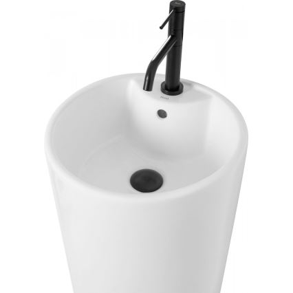 REA-U5635 - Lavabo autoportante BLANKA 85x40 cm ceramica/bianco lucido