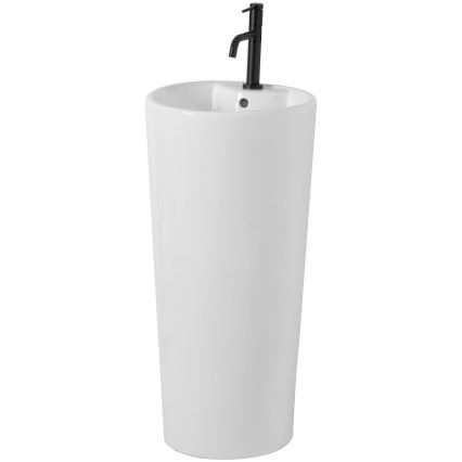 REA-U5635 - Lavabo autoportante BLANKA 85x40 cm ceramica/bianco lucido