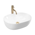 REA-U6022 - Lavabo da appoggio LISA 35x49 cm ceramica/bianco lucido