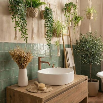 REA-U6370 - Lavabo da appoggio JOANA 38,5x50,5 cm ceramica/bianco lucido