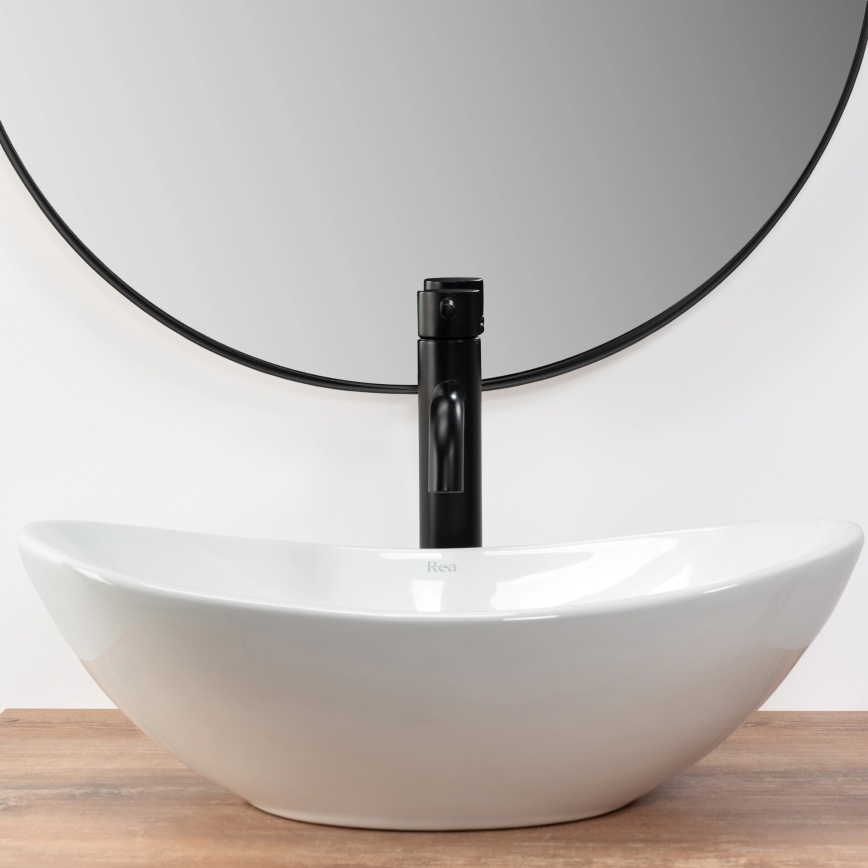 REA-U6507 - Lavabo da appoggio ROYAL MINI 30x47 cm ceramica/bianco